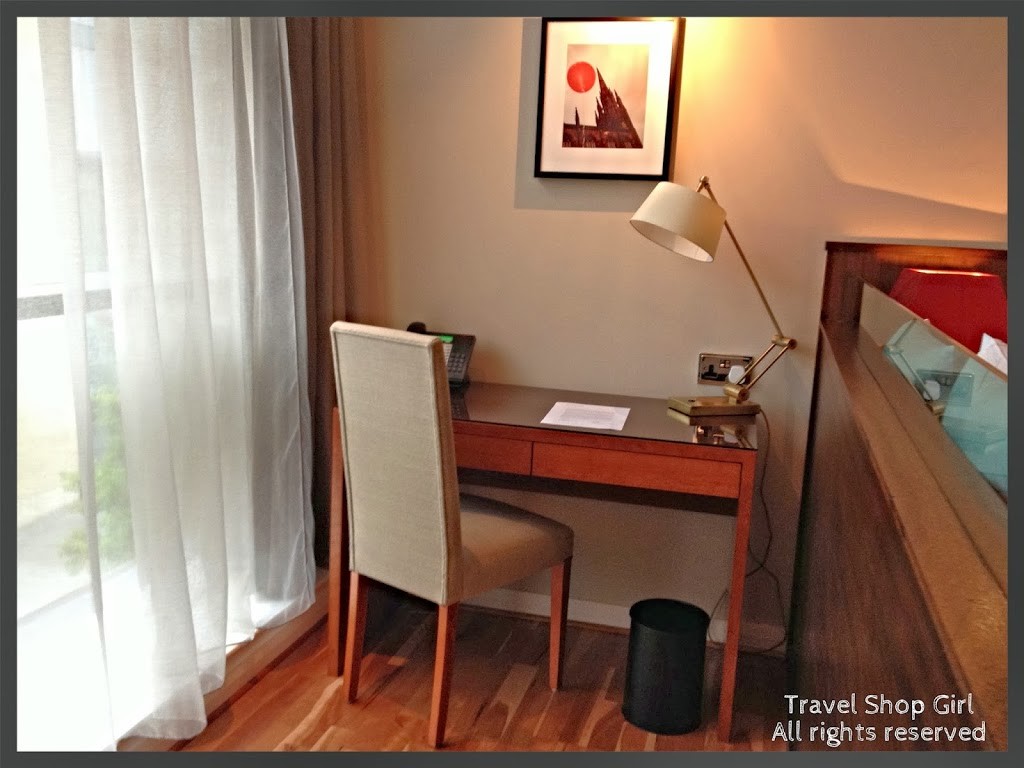 Desk area in the Deluxe Room