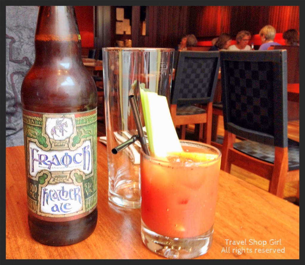 Fraoch Heather Ale and a Bloody Mary