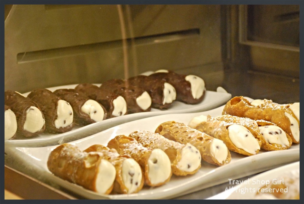 Cannoli from Carlo's Bake Shop at the Café at the Atrium