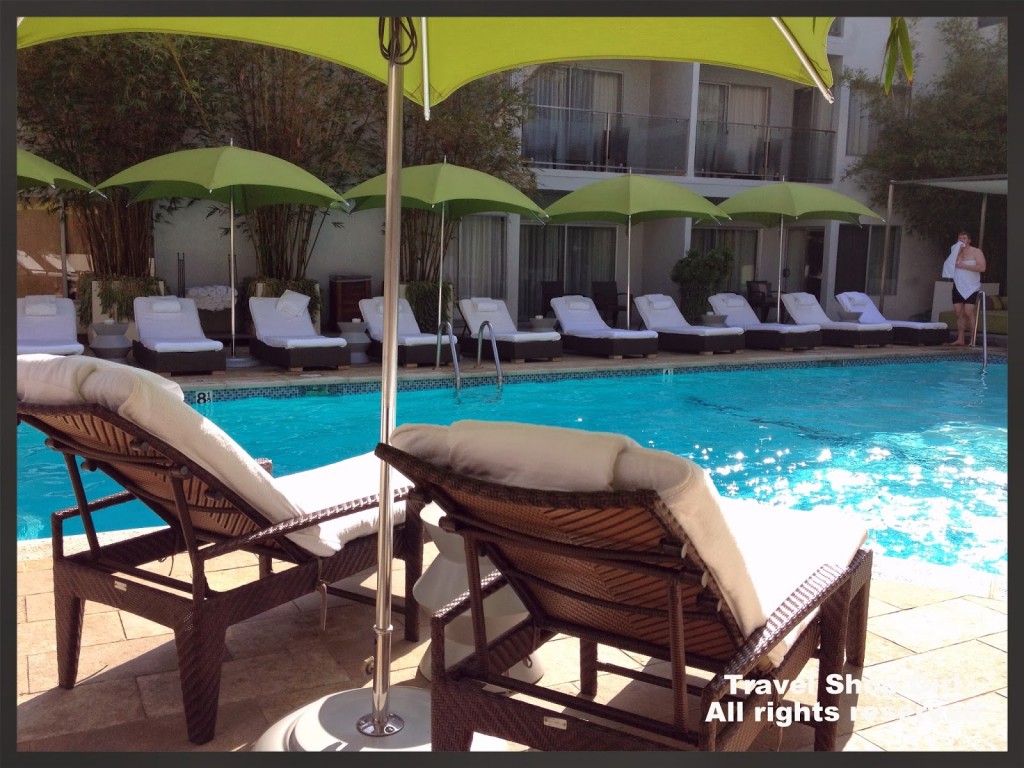 Sunset Marquis pool area