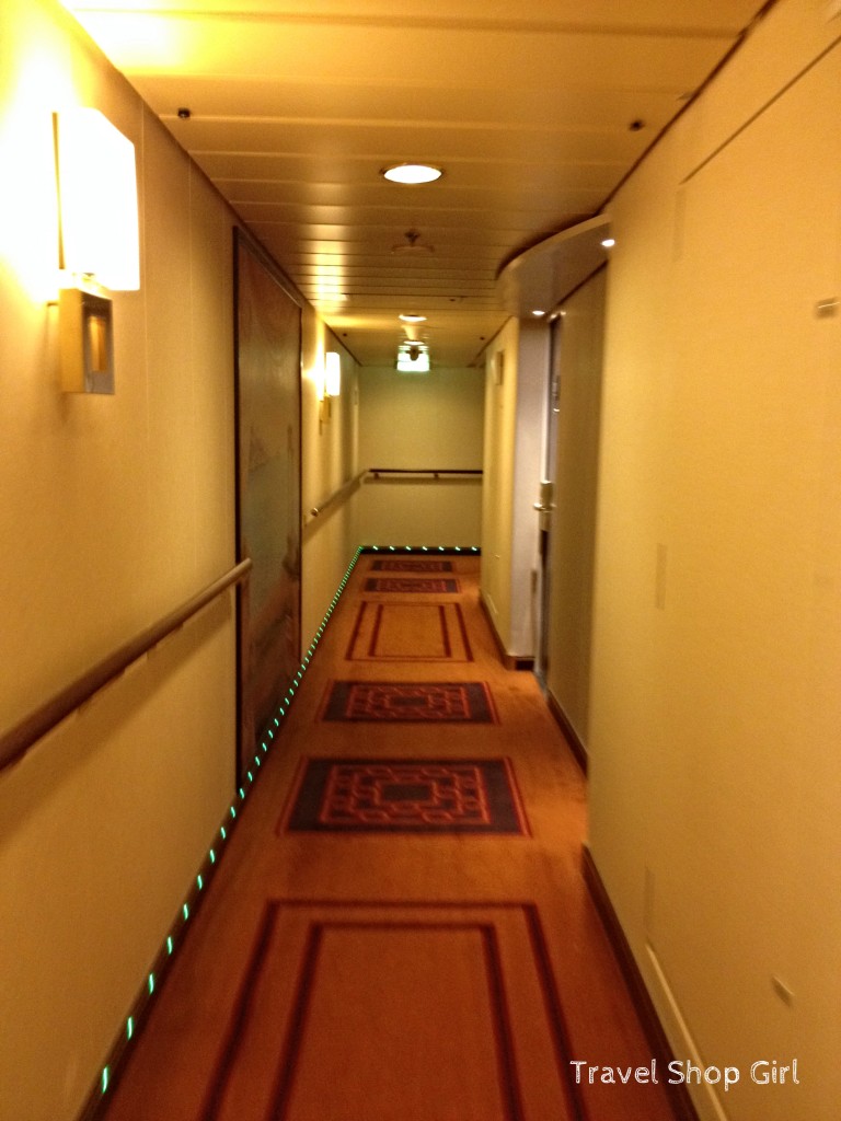 Deck 12 hallway on MSC Divina