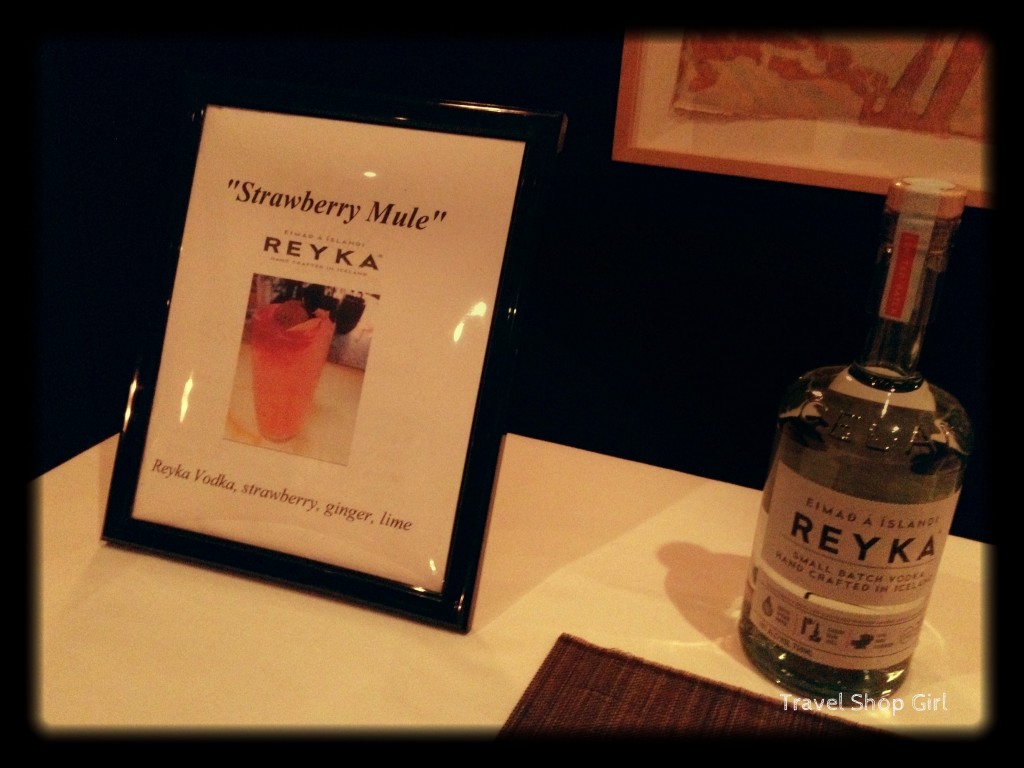 Strawberry Mule and Reyka Vodka