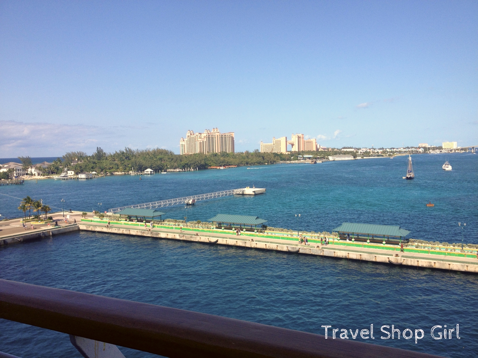 My view at Señor Frog's Nassau