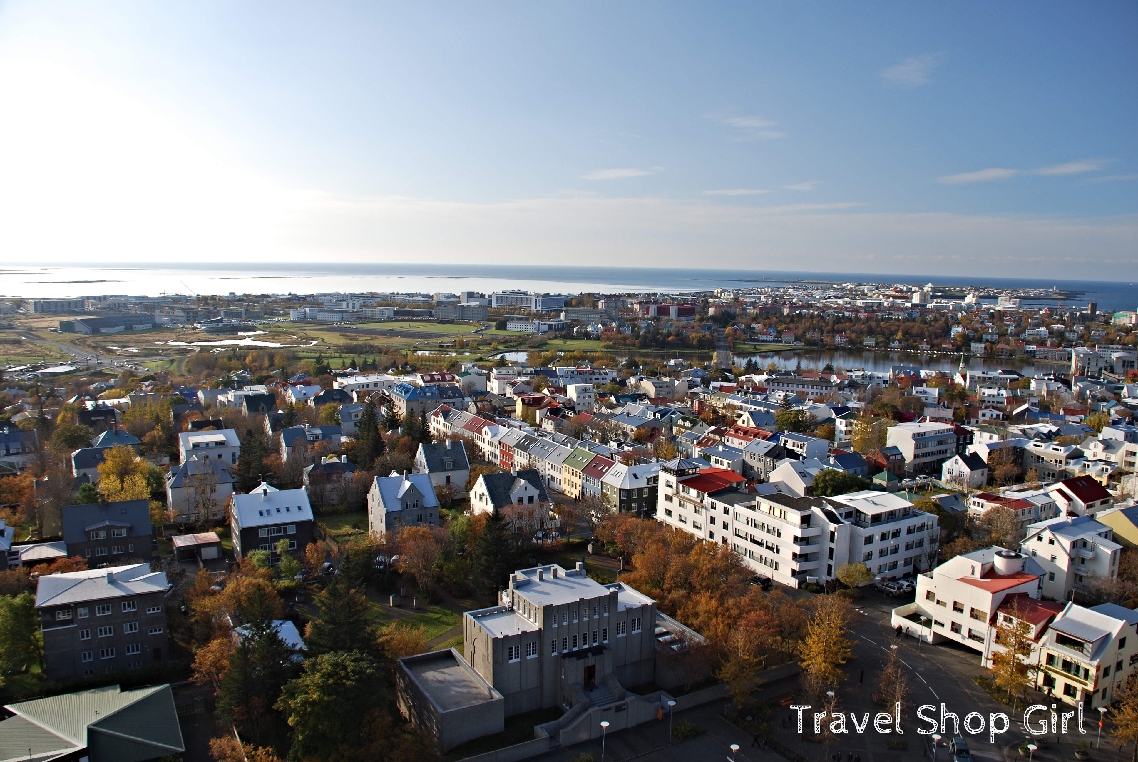 view from Hallgrímskirkja