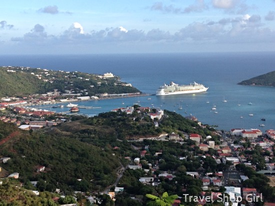 Royal Caribbean's Freedom of the Seas docked at Havensight, St. Thomas, USVI