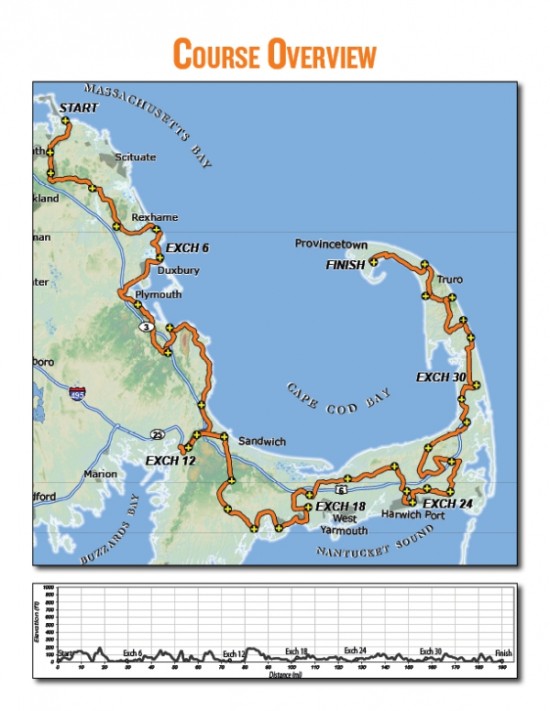 Course overview map courtesy of RagnarRelay.com