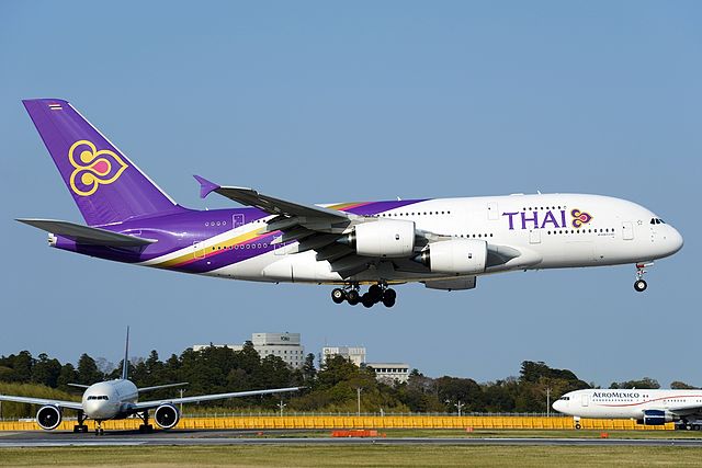 thai airways a380 economy class